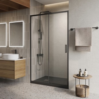 Душевая дверь BELBAGNO LUCE-BF-1-120-C-NERO Душевая дверь BELBAGNO LUCE-BF-1-120-C-NERO