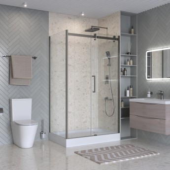 Душевой уголок BELBAGNO MARINO-2-AH-1-130/100-C-GM