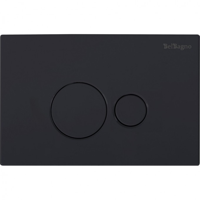 Кнопка смыва BELBAGNO , чёрная матовая BB084NERO